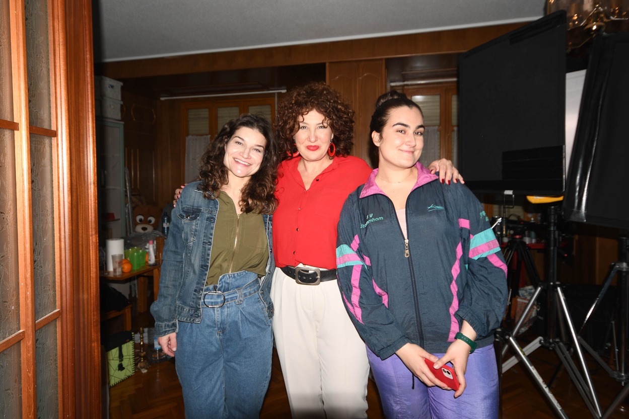 The cast: Paz, Isabel and Rocío.