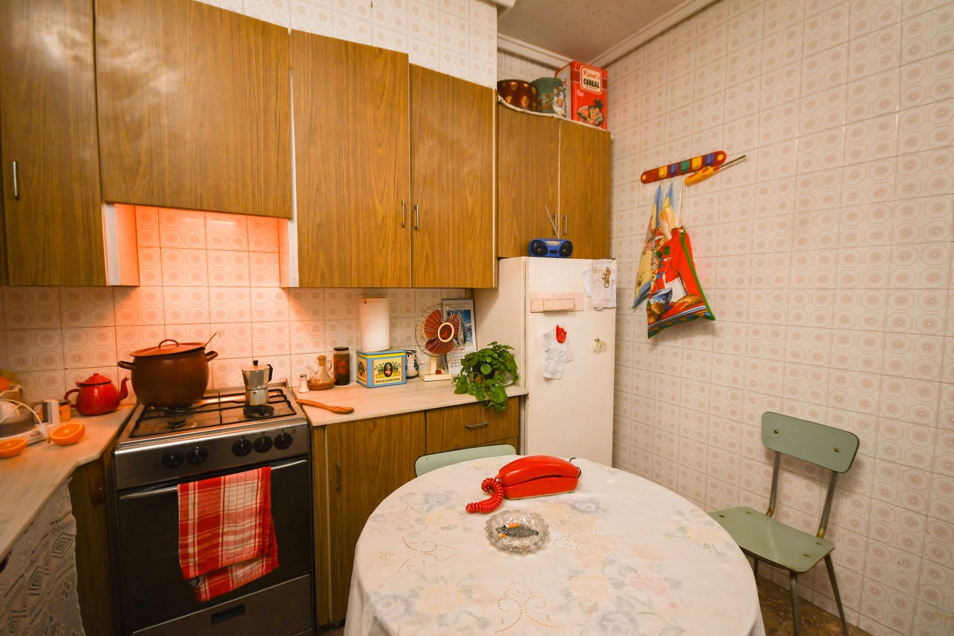 Kitchen from the 80s period.