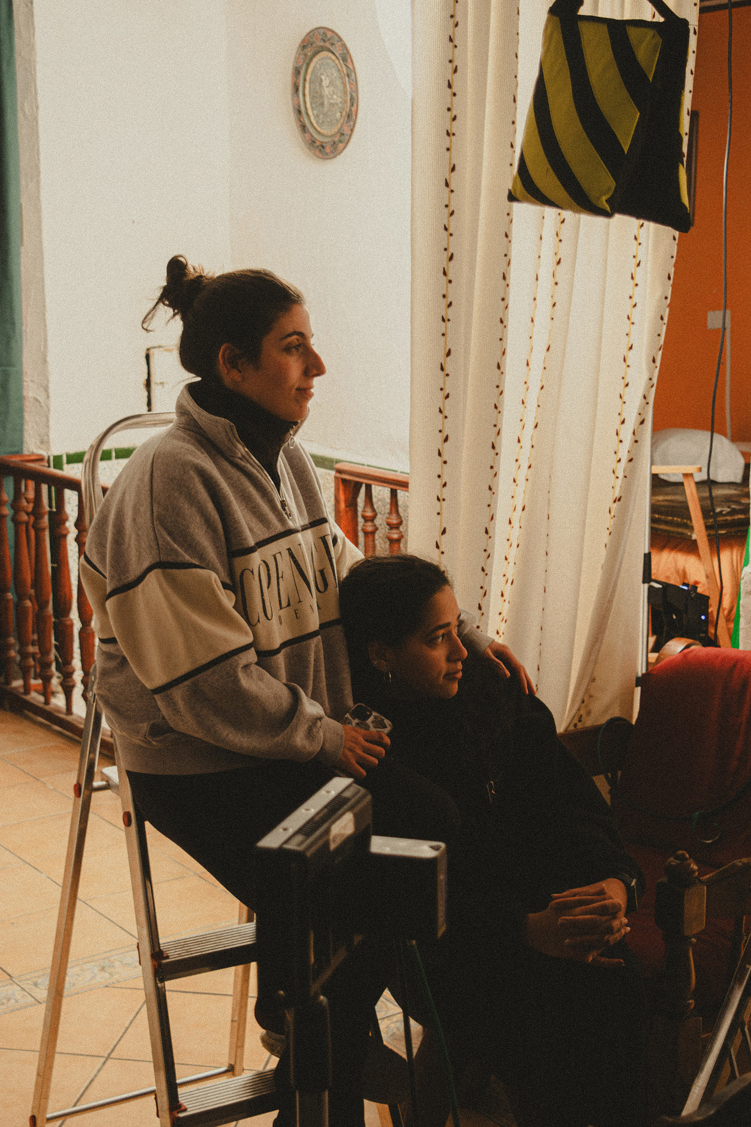 Shirley y la actriz de Arni