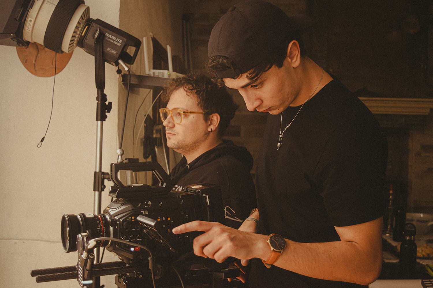 Nuestro operador de cámara Diego