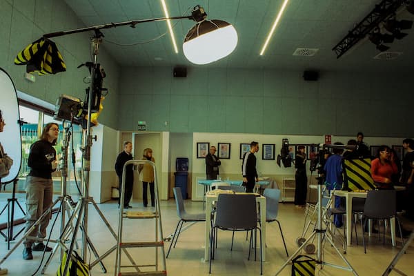 Ambiente en el set de rodaje
